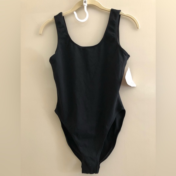 Black High Cut Leotard - Picture 4 of 6